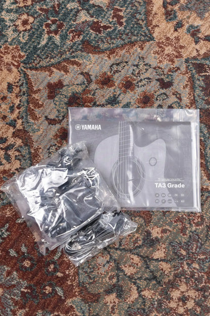 Yamaha TAG3 C TransAcoustic Dreadnought Acoustic/Electric Guitar - Natural with Softshell Case