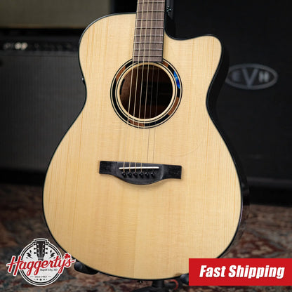 Yamaha TAS1 C Concert Cutaway Acoustic/Electric Guitar - Natural with Gig Bag