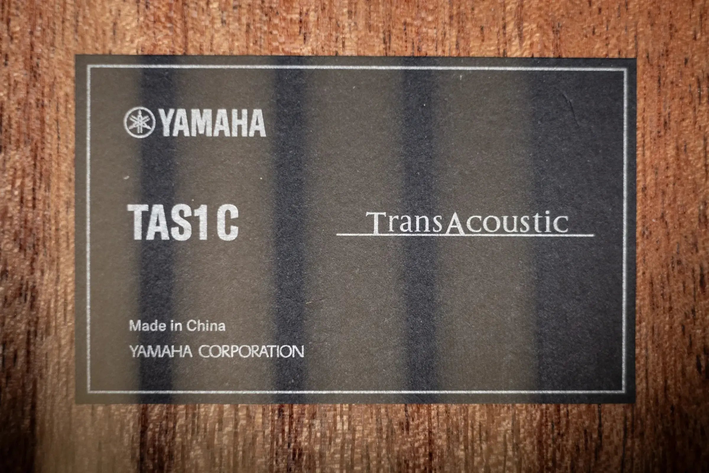 Yamaha TAS1 C Concert Cutaway Acoustic/Electric Guitar - Natural with Gig Bag