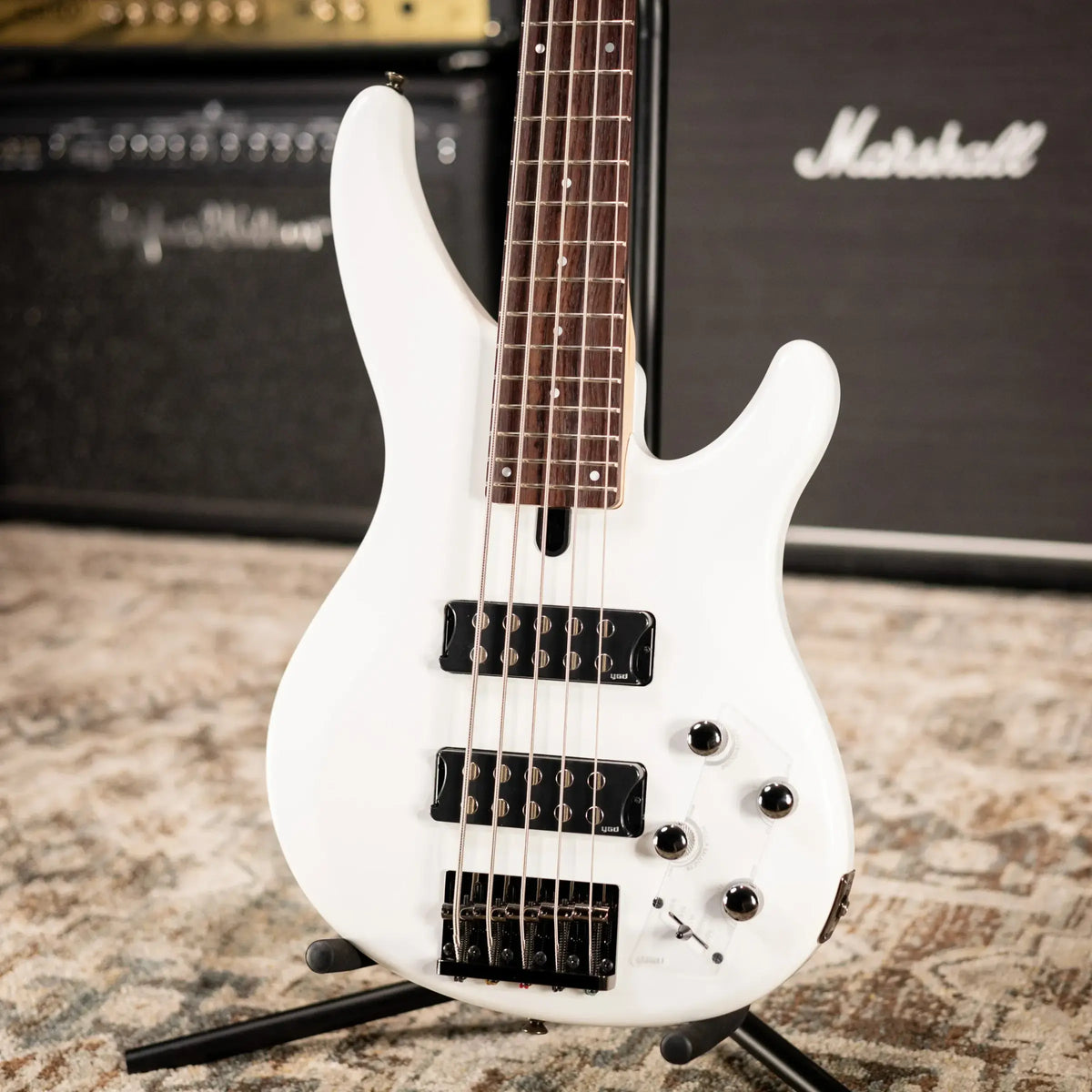 Yamaha TRBX305 5-String Bass - White