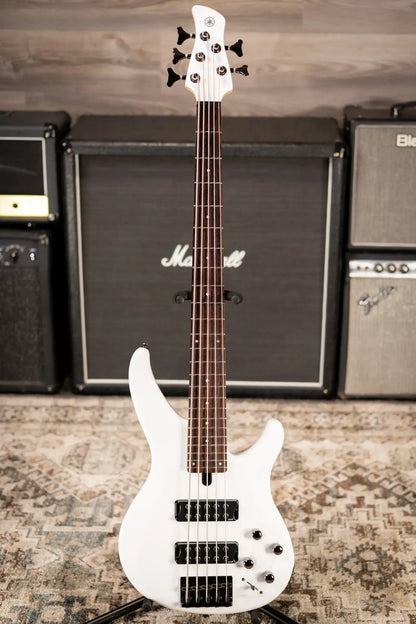 Yamaha TRBX305 5-String Bass - White