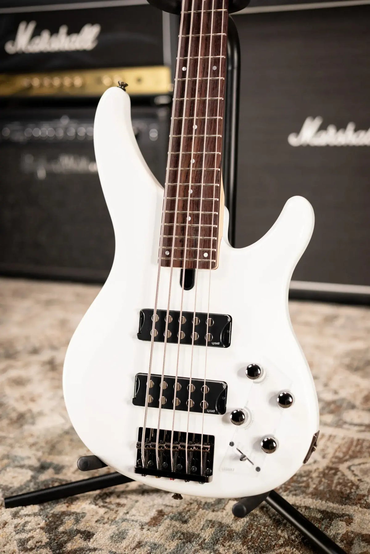 Yamaha TRBX305 5-String Bass - White