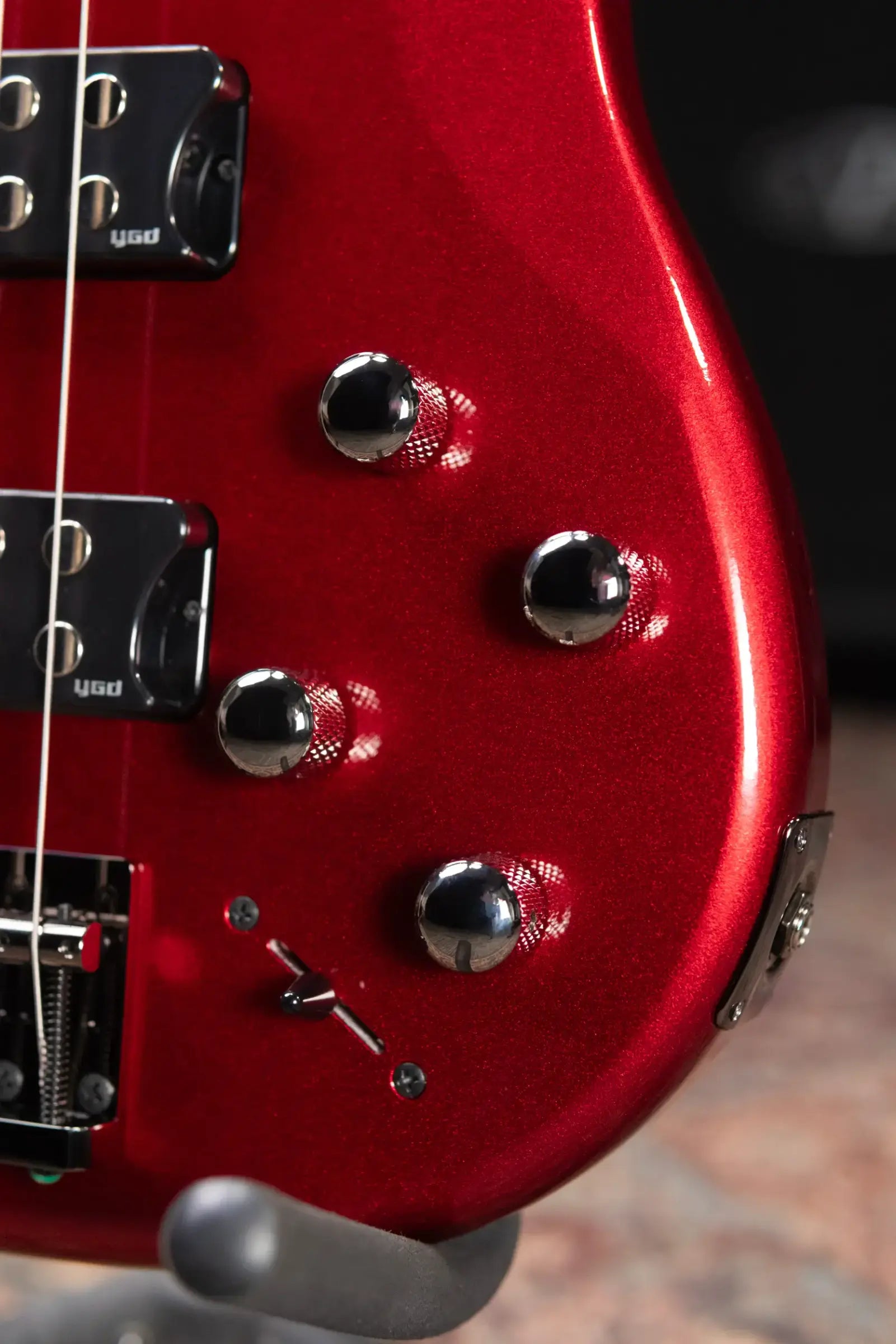 Yamaha TRBX305 5-String Electric Bass - Candy Apple Red