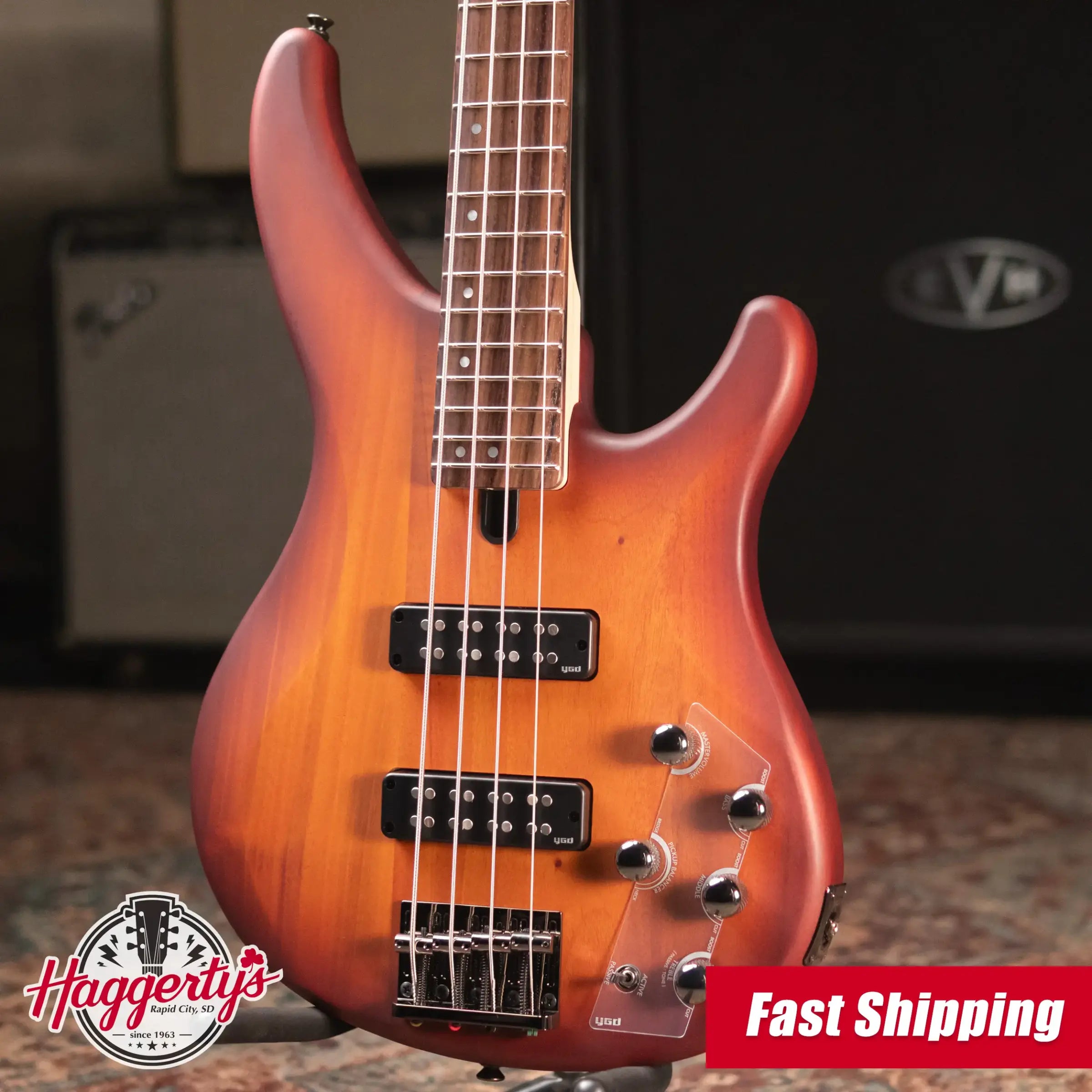 Yamaha TRBX504 Electric Bass - Brick Burst