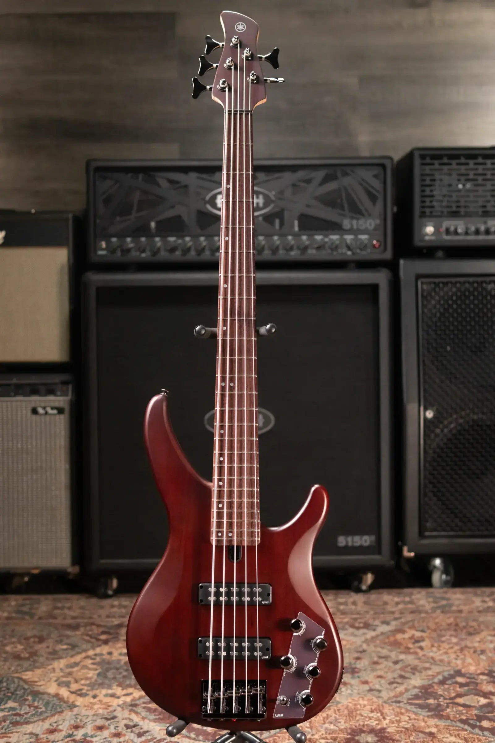 Yamaha TRBX505 5-String Electric Bass - Translucent Brown