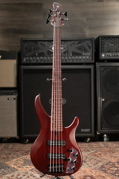 Yamaha TRBX505 5-String Electric Bass - Translucent Brown