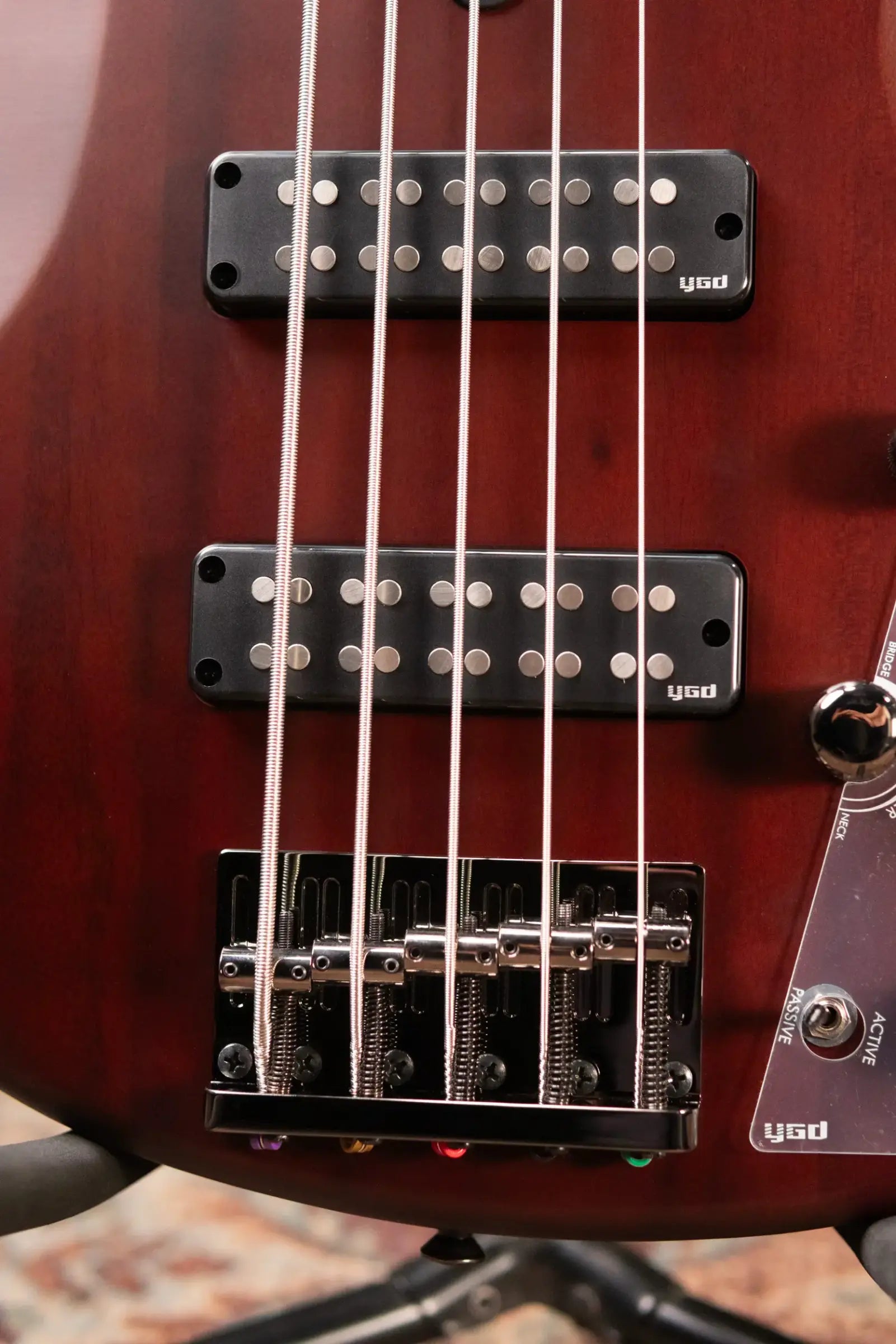 Yamaha TRBX505 5-String Electric Bass - Translucent Brown