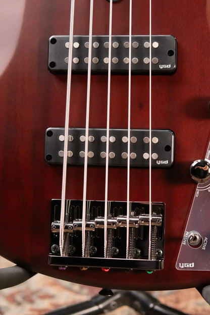 Yamaha TRBX505 5-String Electric Bass - Translucent Brown