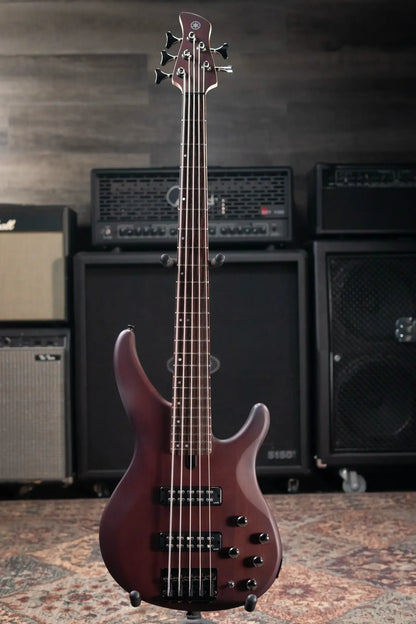 Yamaha TRBX505 5-String Electric Bass - Translucent Brown