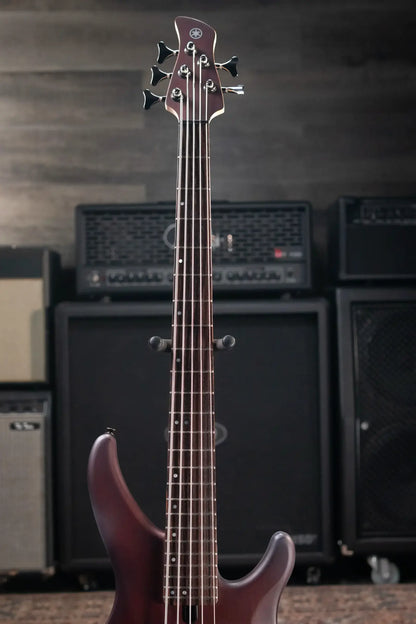 Yamaha TRBX505 5-String Electric Bass - Translucent Brown