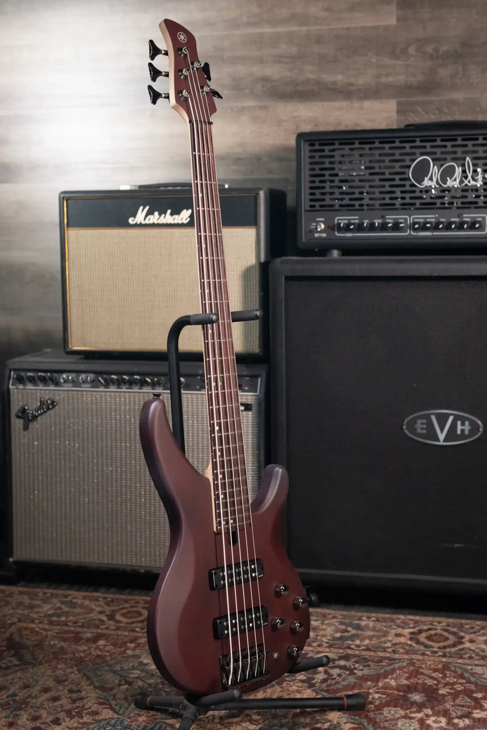 Yamaha TRBX505 5-String Electric Bass - Translucent Brown