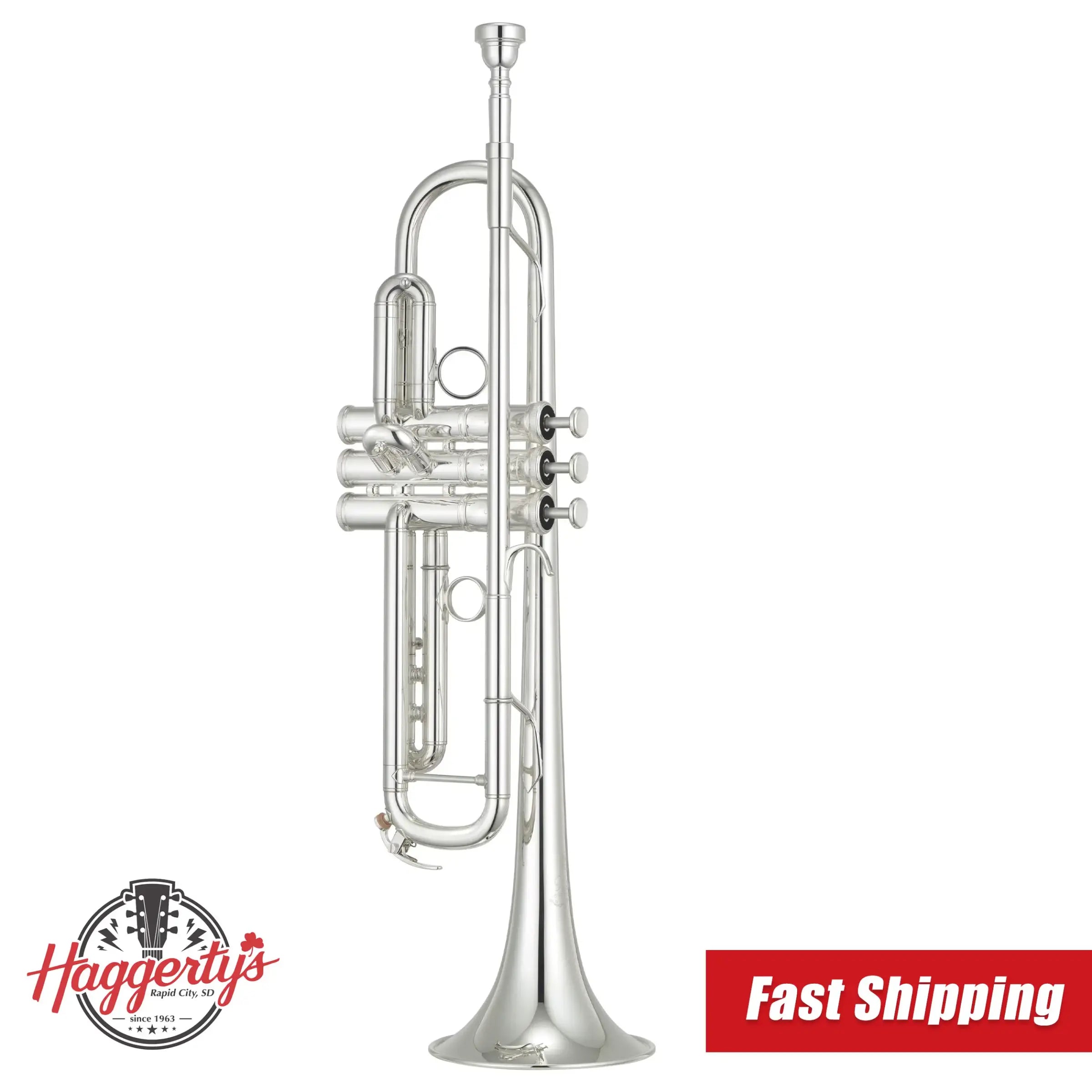 Yamaha YTR-8335IIRS Xeno Professional Bb Trumpet - Silver Plated with Reverse Leadpipe