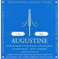 Augustine Classical Nylon Guitar Strings Blue High Tension
