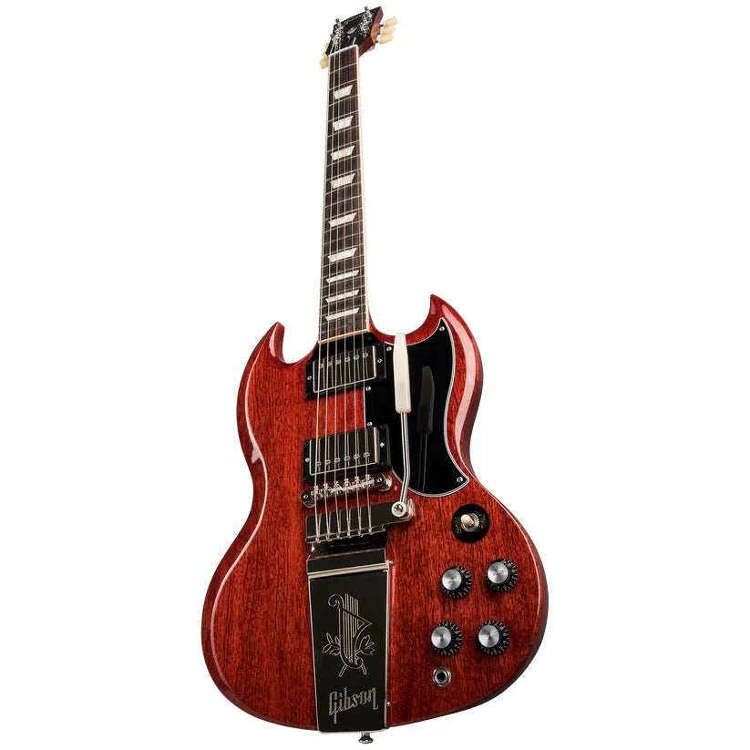 Gibson SG Standard '61 Maestro Vibrola Electric Guitar - Vintage Cherry with Hardshell Case