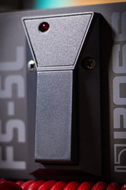 boss FS 5L latching single button footswitch pedal black haggertys 2