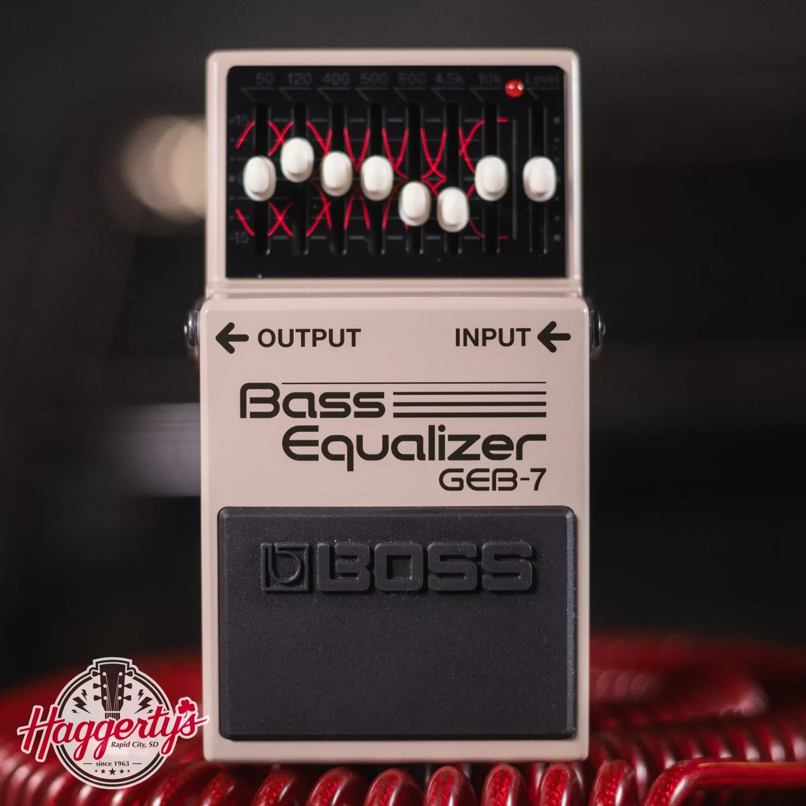 boss GEB 7 7 band Bass EQ Pedal haggertys 1