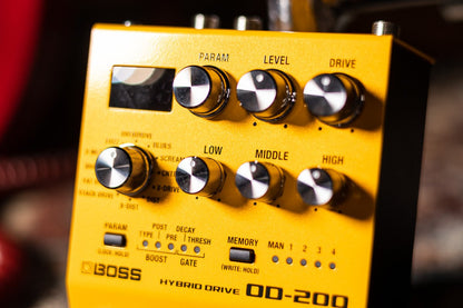 boss OD 200 hyper drive overdrive pedal haggertys 3