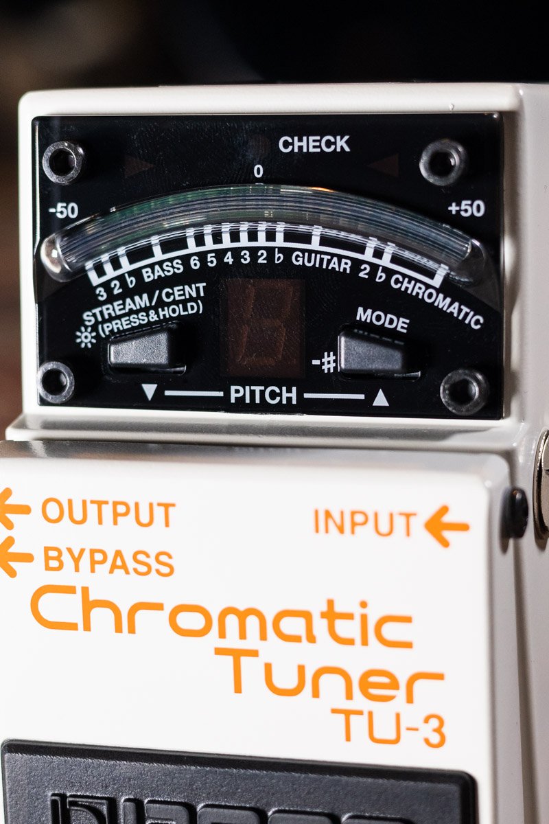 Boss TU-3 Chromatic Tuner Pedal with Bypass
