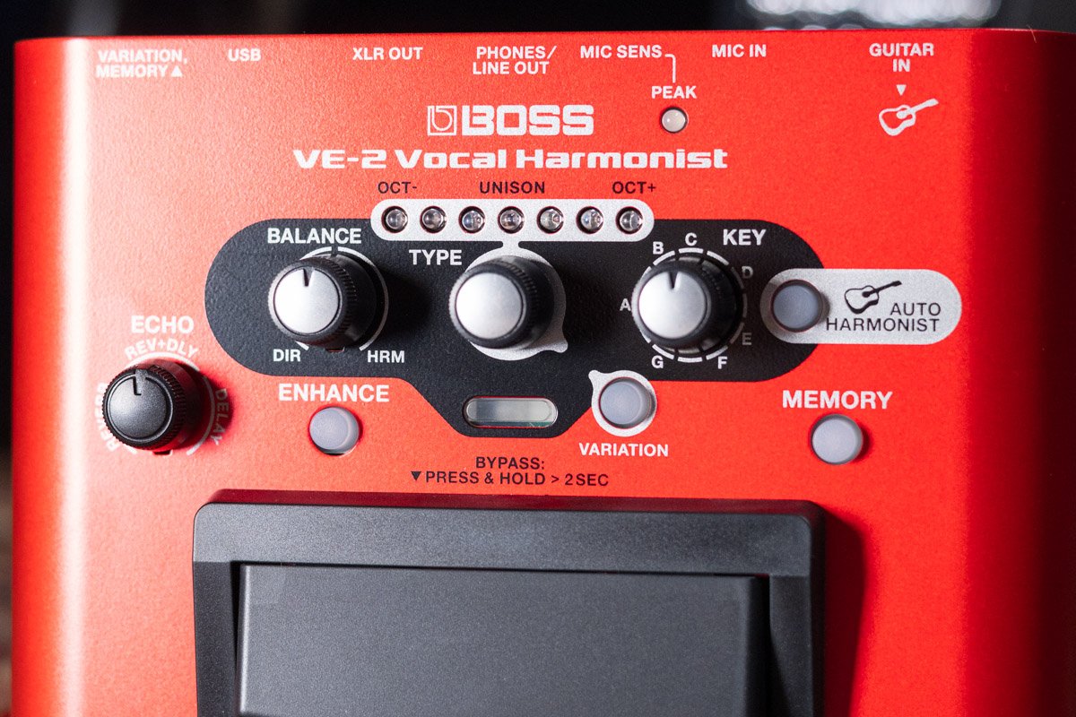 Boss VE-2 Vocal Harmonist Pedal