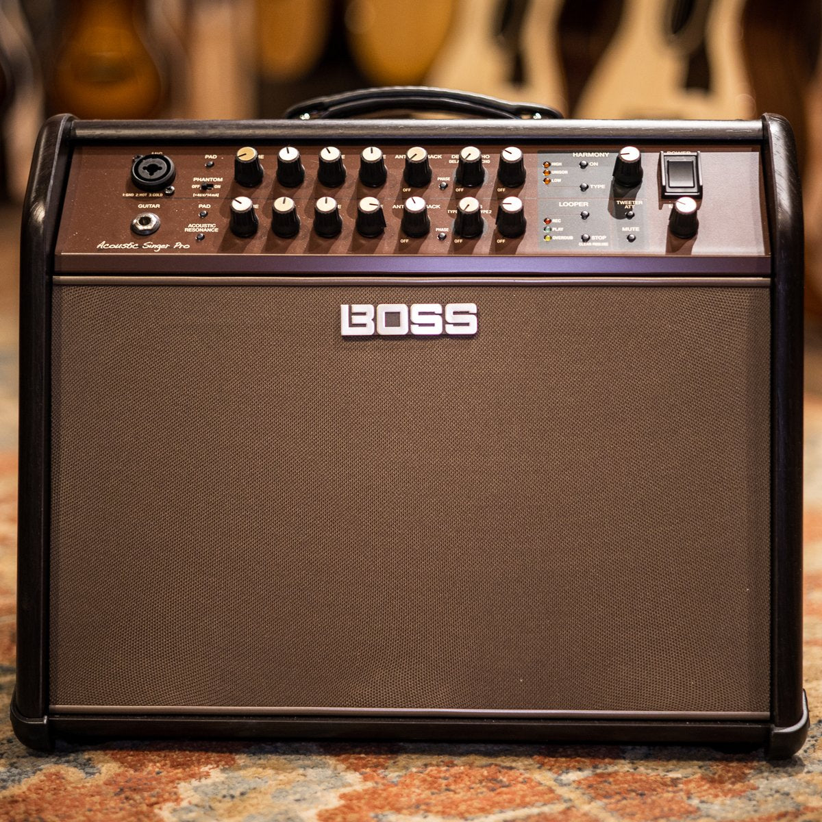 Boss Acoustic Singer Pro 120-watt Bi-amp Acoustic Combo Amplifier with FX