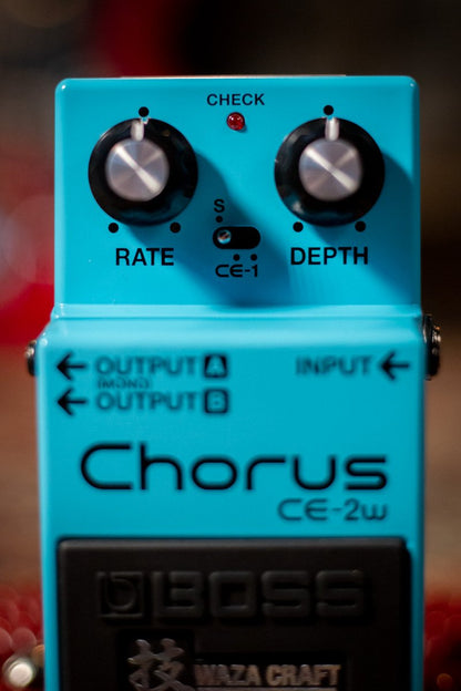 boss ce 2w waza craft chorus guitar pedal haggertys 2