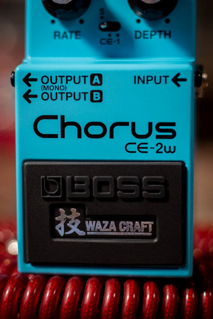 boss ce 2w waza craft chorus guitar pedal haggertys 3