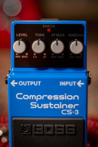 boss cs 3 compressor sustainer pedal haggertys 2