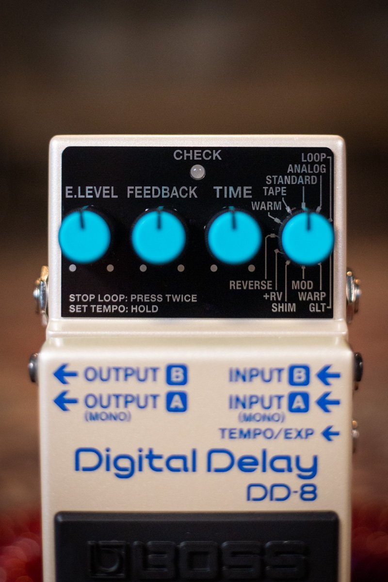 boss dd 8 digital delay pedal haggertys 2