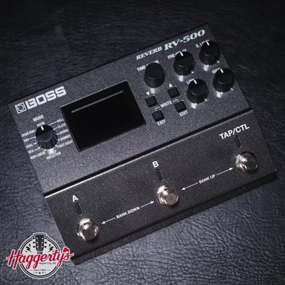 boss rv 500 reverb pedal haggertys 1