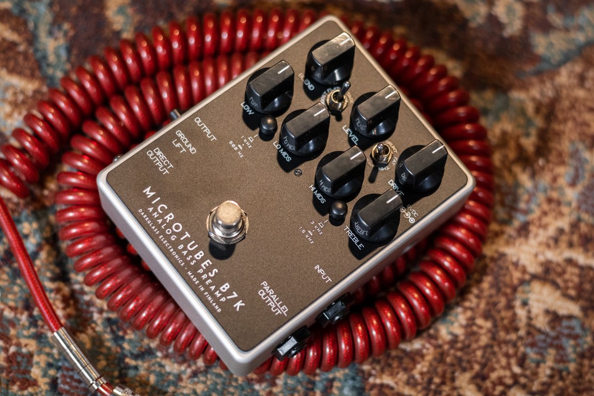 Darkglass Microtubes B7K V2 Analog Bass Preamp Effects Pedal