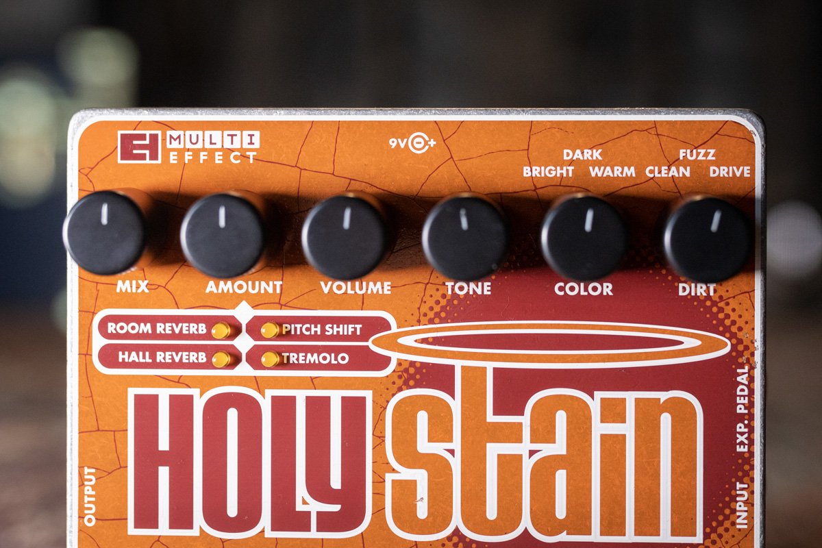 Electro-Harmonix Holy Stain Distortion/Reverb/Pitch/Tremolo Multi-Effect Pedal (Discontinued)