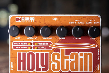 Electro-Harmonix Holy Stain Distortion/Reverb/Pitch/Tremolo Multi-Effect Pedal (Discontinued)