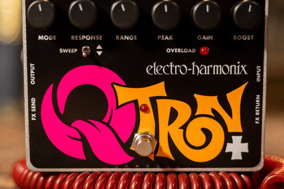 Electro-Harmonix Q-Tron Plus Envelope Filter - Guitar Pedal with Effects Loop (QTron+)
