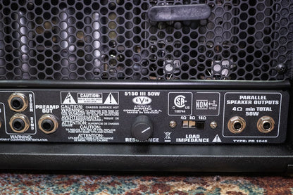 EVH 5150 III 50 Watt 6L6 Amplifier Head Black - Floor Model