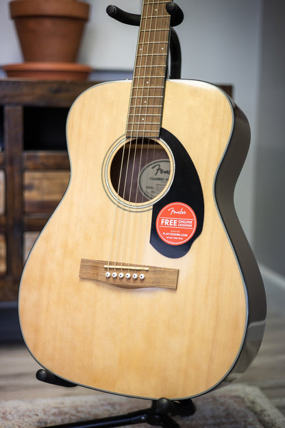 Fender CC-60S Solid Top Concert Acoustic Guitar Natural