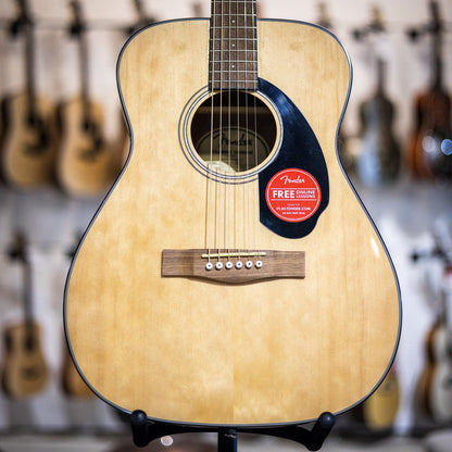 Fender CC-60S Solid Top Concert Acoustic Guitar Natural