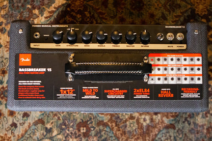 fender bassbreaker 15 guitar amplifier haggertys 03