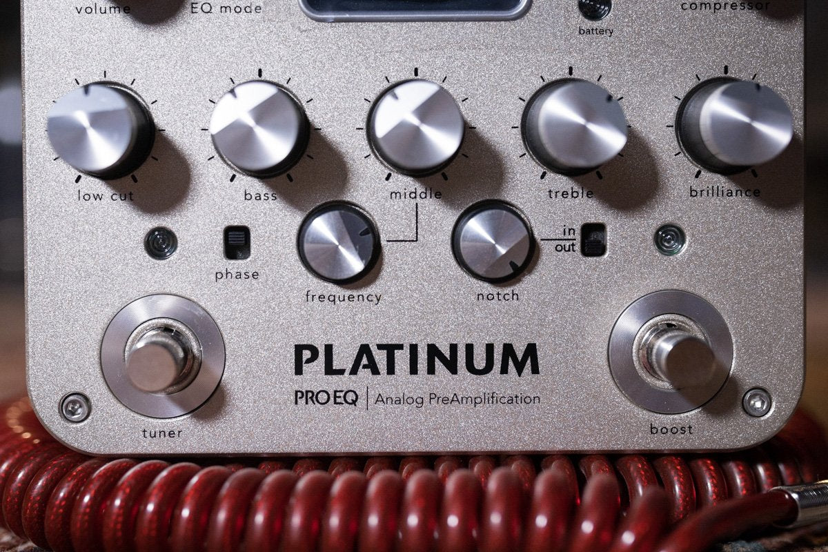 Fishman Platinum Pro EQ Acoustic Guitar Preamp Pedal