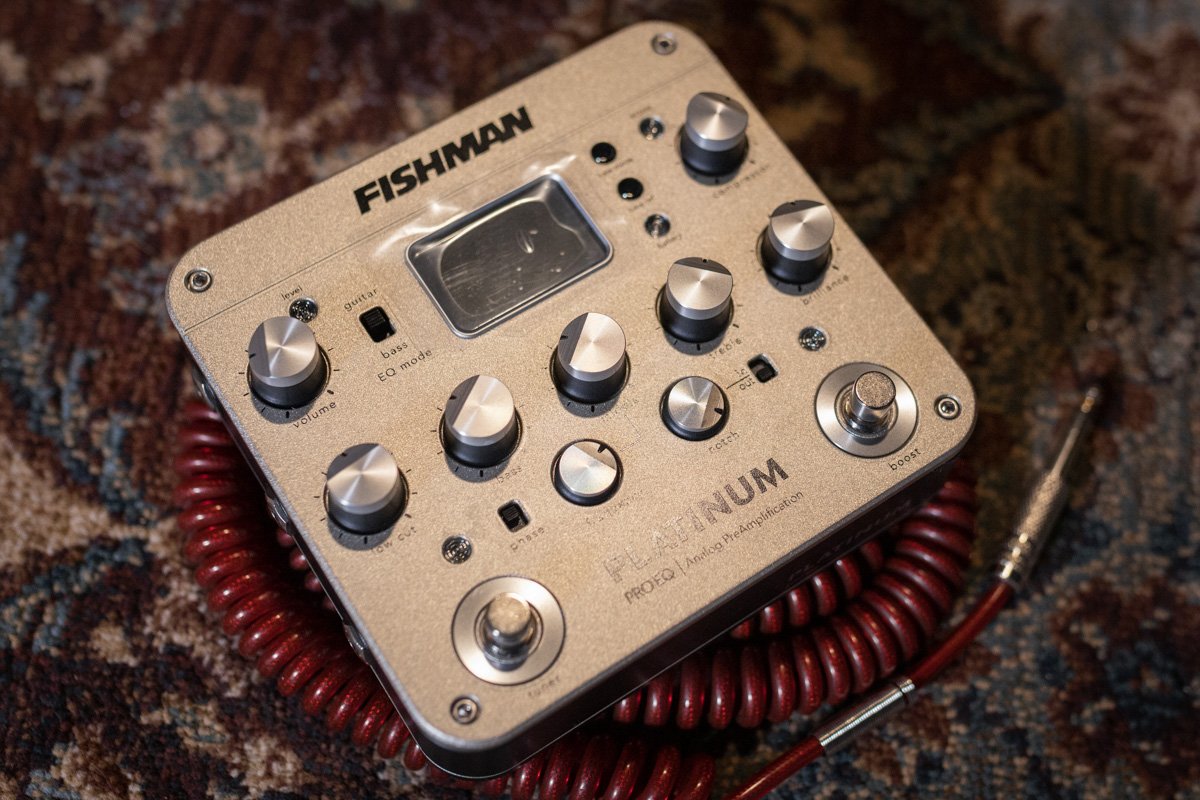 Fishman Platinum Pro EQ Acoustic Guitar Preamp Pedal