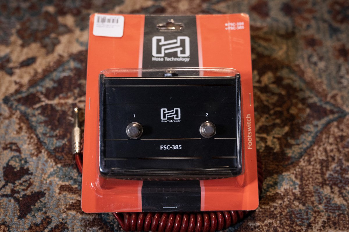 hosa fsc 385 dual footswitch haggertys 6