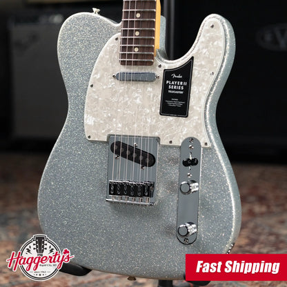 Fender 75th Anniversary Player II Telecaster Electric Guitar - Diamond Dust Sparkle with Gig Bag