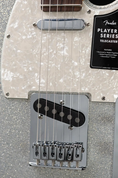 Fender 75th Anniversary Player II Telecaster Electric Guitar - Diamond Dust Sparkle with Gig Bag