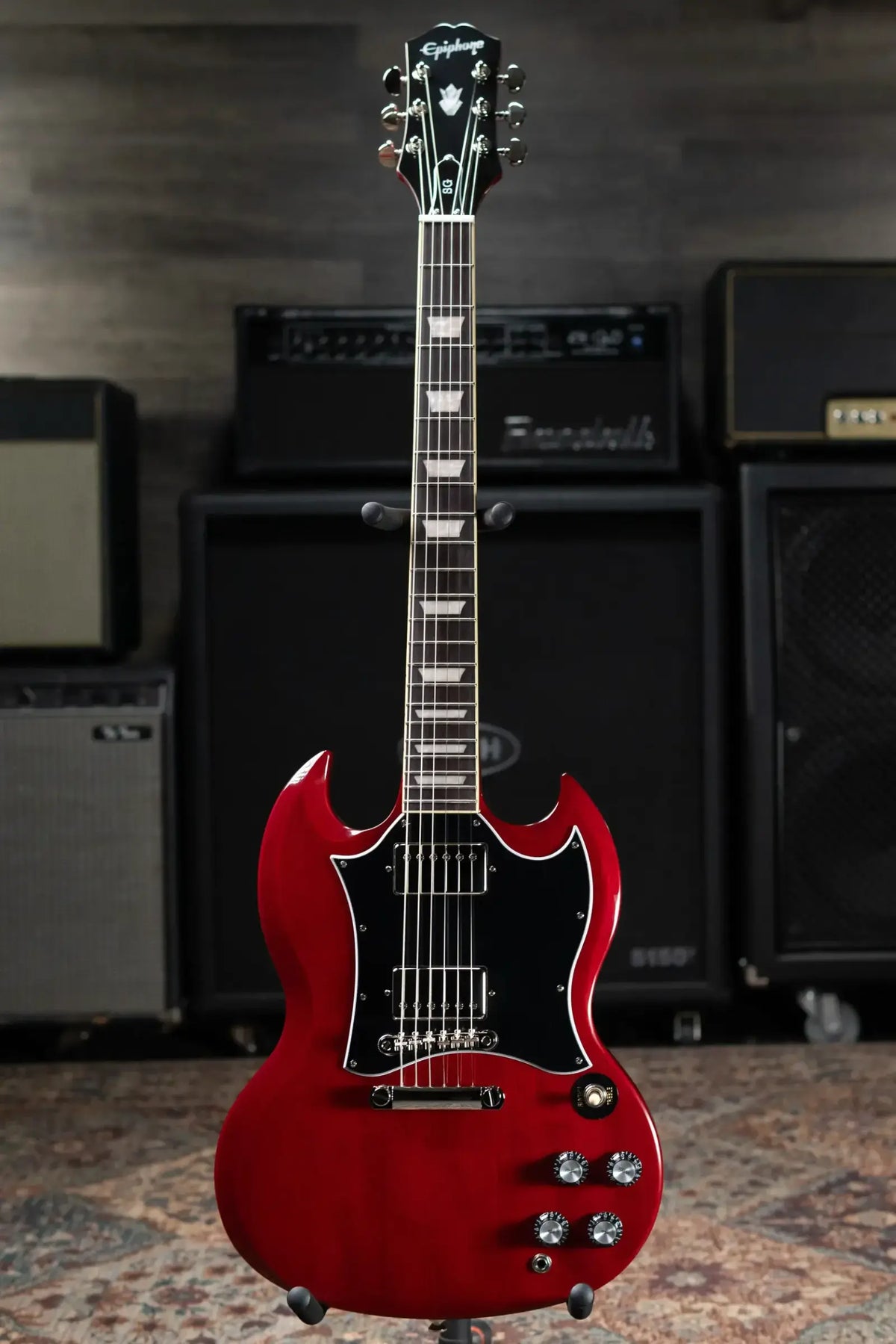 Epiphone SG Standard Electric Guitar - Cherry with Gig Bag