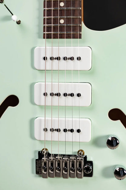 Reverend Kingbolt Air 390 Semi-Hollow Electric Guitar - Iconic Blue