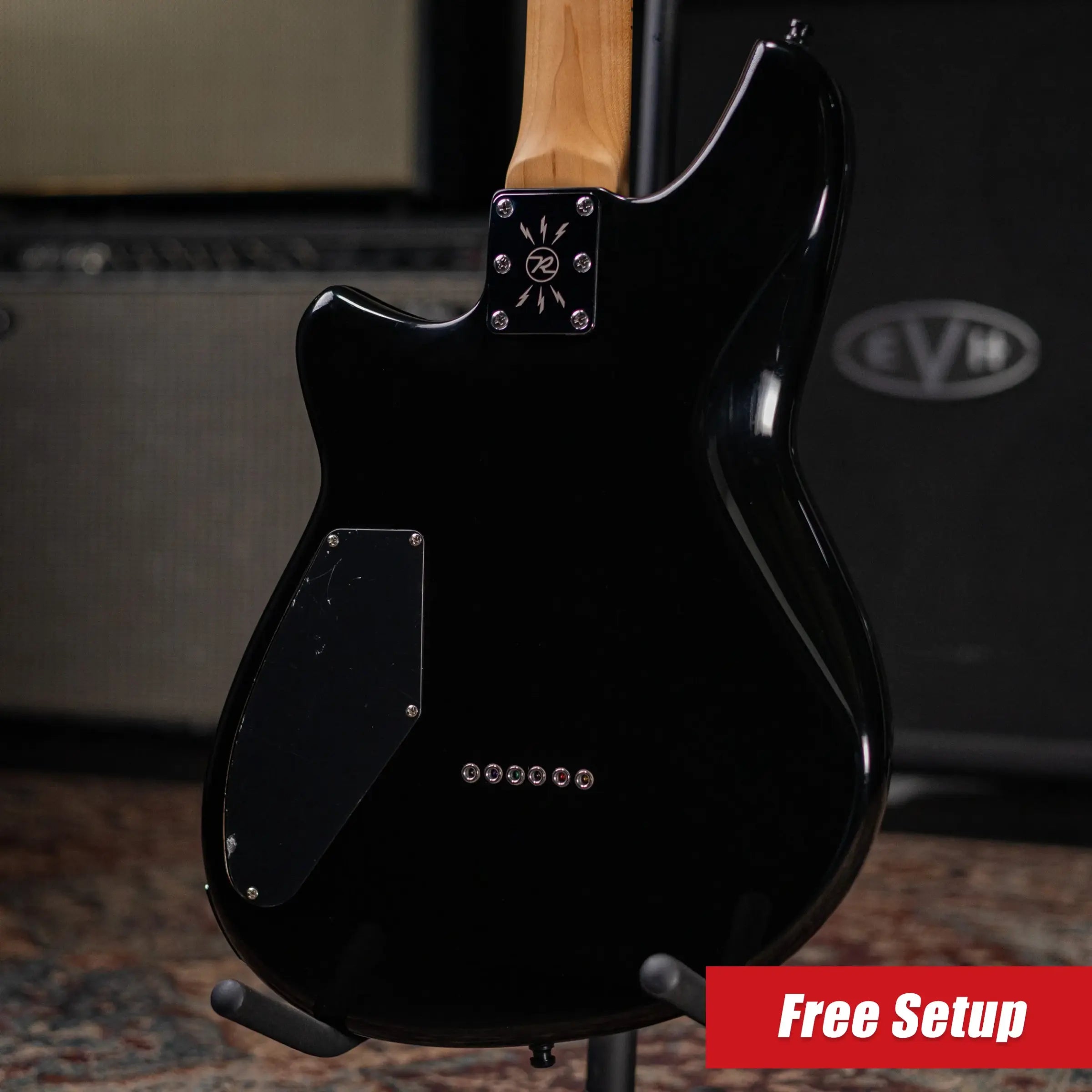 Reverend Billy Corgan Z-1 Electric Guitar - Midnight Black with Hardshell Case - Used