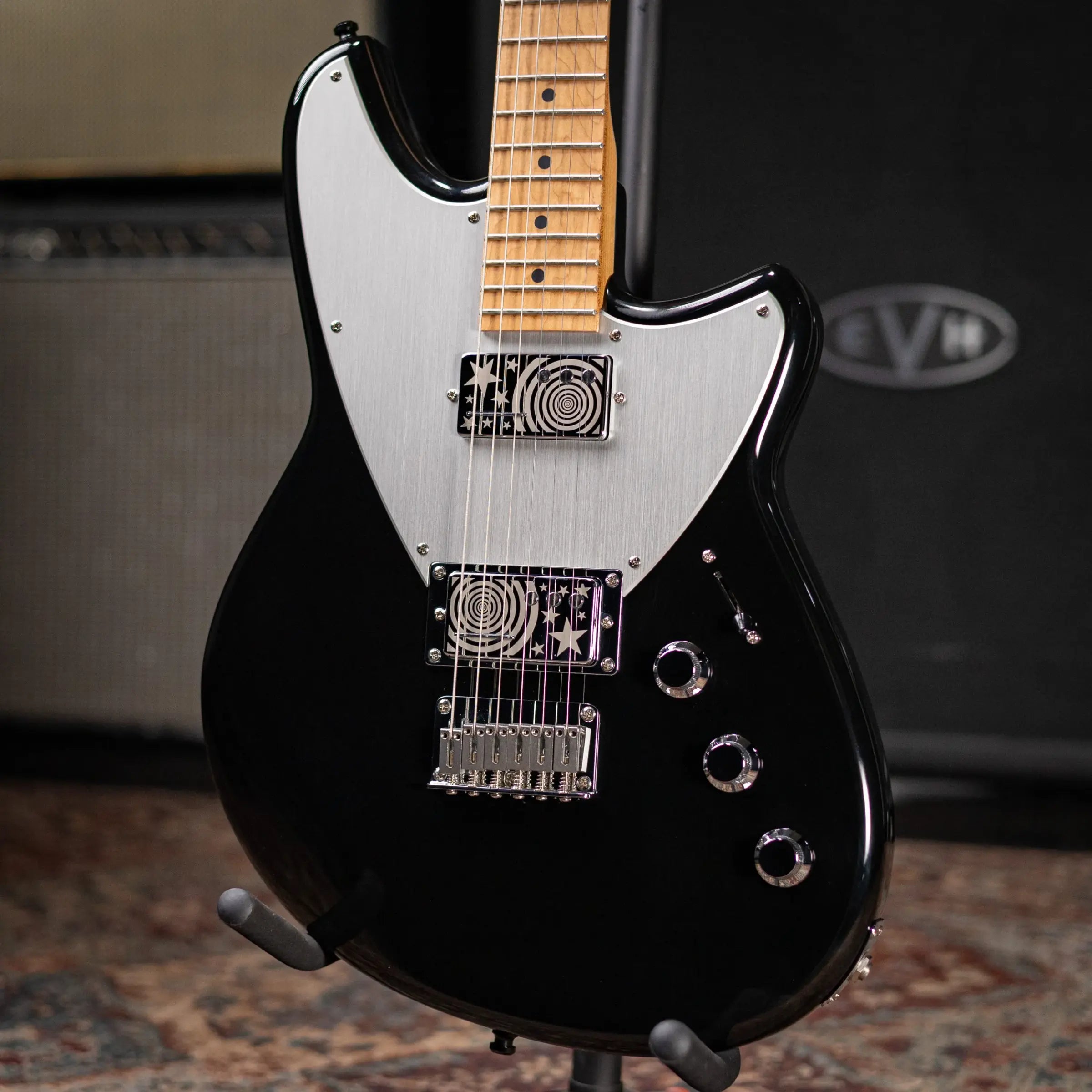 Reverend Billy Corgan Z-1 Electric Guitar - Midnight Black with Hardshell Case - Used