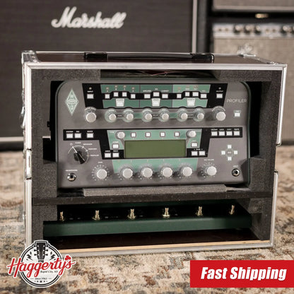 Kemper Amps Profiler Head Unit with Foot Controller and Tour Case - Green - Used