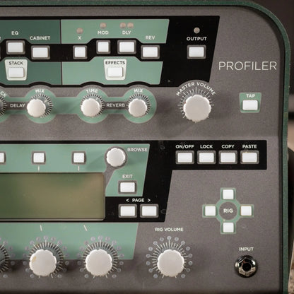 Kemper Amps Profiler Head Unit with Foot Controller and Tour Case - Green - Used
