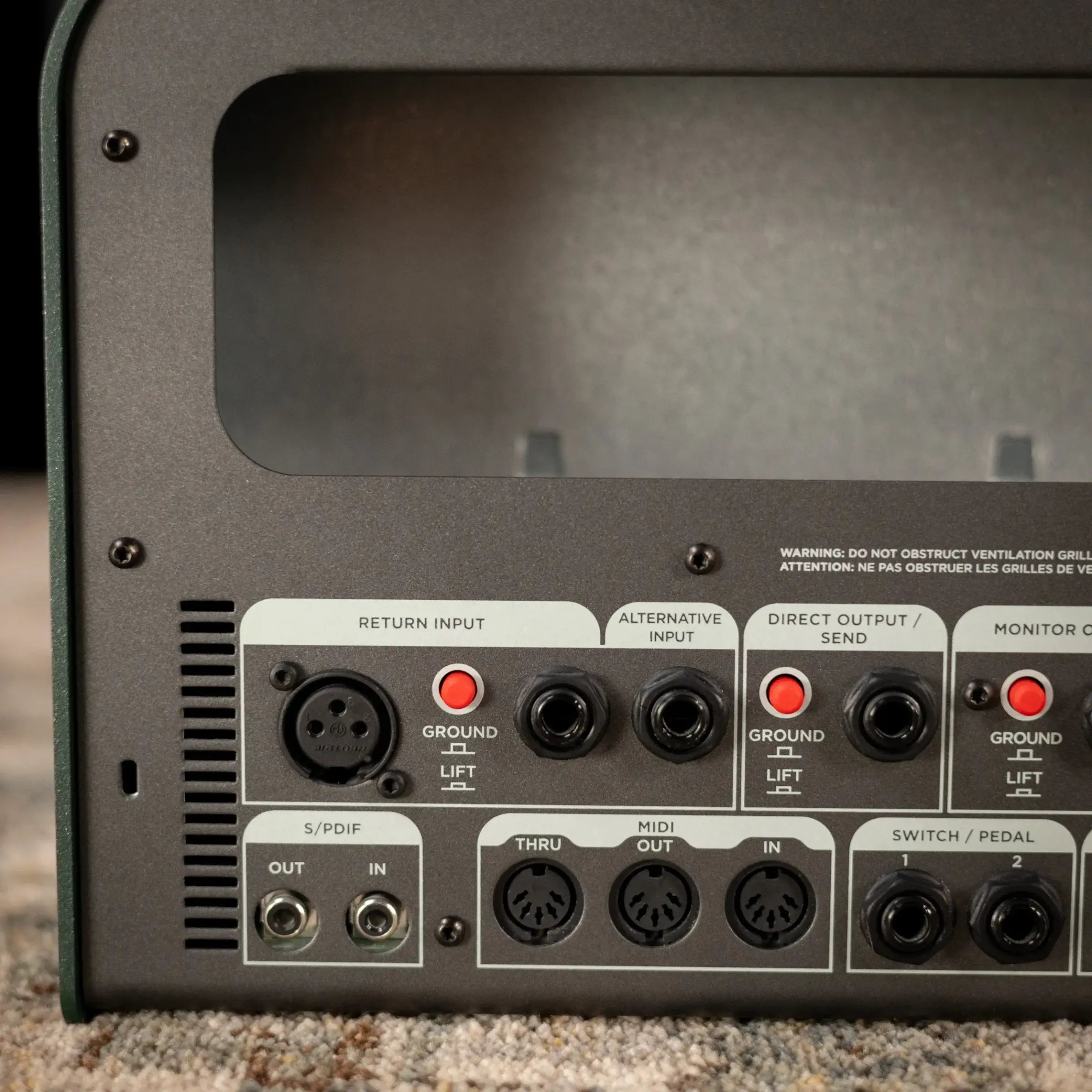 Kemper Amps Profiler Head Unit with Foot Controller and Tour Case - Green - Used