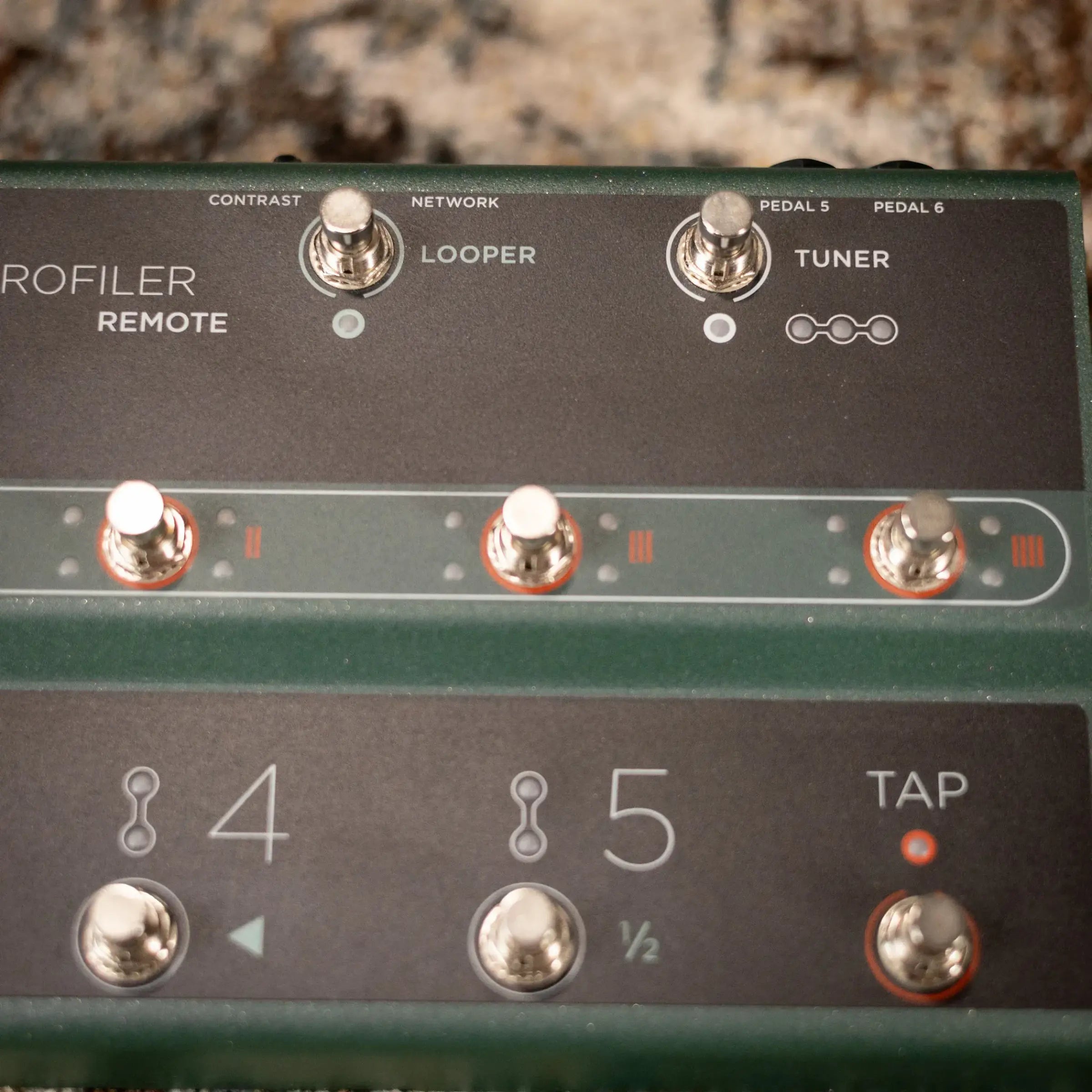 Kemper Amps Profiler Head Unit with Foot Controller and Tour Case - Green - Used